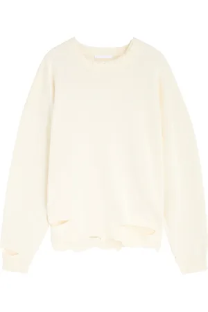 Helmut Lang Distressed Cotton-blend Jumper - - M (UK12 / M)