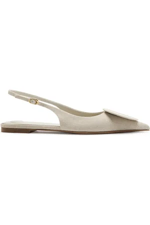 Jacquemus Les Slingbacks Duelo Canvas Slingback Flats - - 36 (IT36 / UK3)