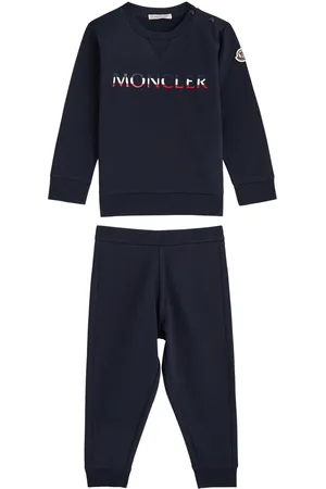 Moncler Kids Logo-print Cotton-stretch Tracksuit - - 12/18M (12 Months)