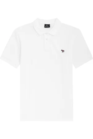Paul Smith Logo Piqué Cotton Polo Shirt - - S