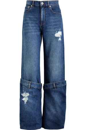 J.W.Anderson Bucket Distressed Straight-leg Jeans - - W24 (W24 / UK6 /xs)