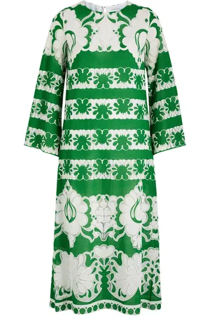 Borgo De Nor Seraphina Lace-panelled Fine-knit Midi Dress - - 6 (UK6 / XS) - 6 (UK6 /xs)