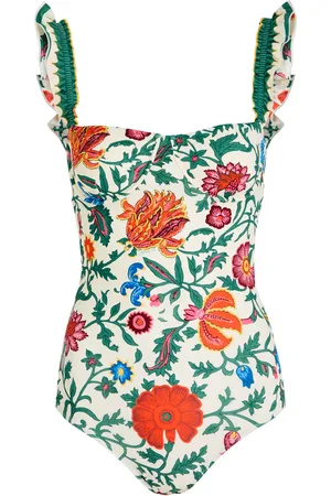 La DoubleJ Boop Floral-print Swimsuit - - M (UK12 / M)