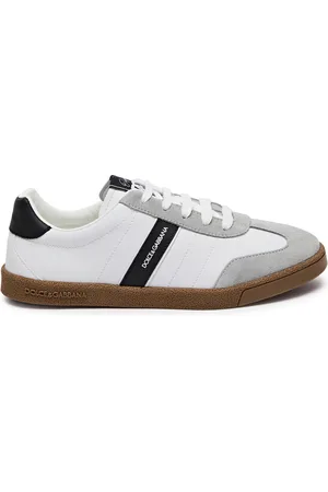 Dolce & Gabbana Kids Panelled Leather Sneakers