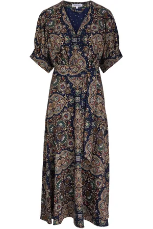 VERONICA BEARD Wyatt Printed Midi Dress - - 10 (UK14 / L)