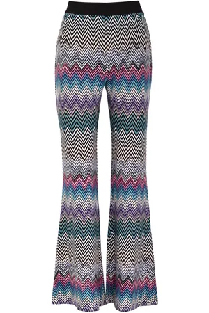 Missoni Zigzag-intarsia Wool Trousers - - 46 (UK14 / L)
