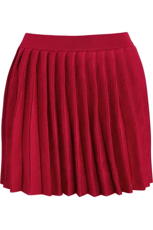 Self-Portrait Pleated Knitted Skirt - - L (UK14 / L)