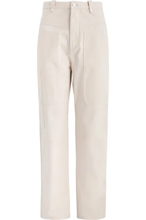 Isabel Marant Isabel Marant étoile Jilda Straight-leg Cotton-canvas Trousers - - 40 (UK12 / M)