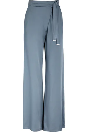 HERNO Wrap-effect Satin Trousers - - 44 (UK12 / M)