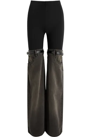 COPERNI Stretch-jersey and Denim Trousers - - 16 (UK16 / XL) - 16 (UK16 /xl)