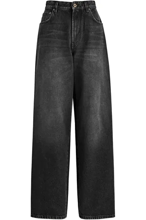 Jean Paul Gaultier Body Mariniére Printed Wide-leg Jeans - - 28 (W28 / UK10 / S)