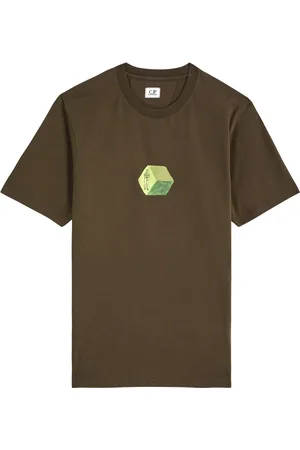 C.P. Company Logo-print Cotton T-shirt - - M
