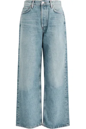 AGOLDE Low Slung Baggy Distressed Wide-leg Jeans - - 23 (W23 / UK4 /xxs)
