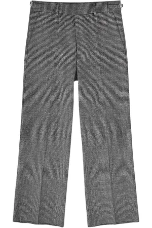 AMIRI Houndstooth Straight-leg Wool-blend Trousers - - 48 (IT48 / M)