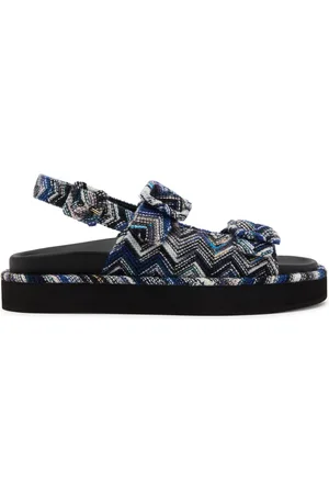 Missoni Elise Zigzag Knitted Sandals - - 36 (IT36 / UK3)