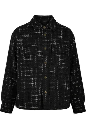 AMIRI Padded Metallic Tweed Overshirt - - L