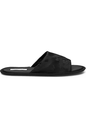 The Row Frances Floral-jacquard Silk Slippers - - 38 (IT38 / UK5)
