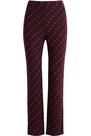 Diane von Furstenberg Tavolara Jacquard Slim-leg Knitted Trousers - - XS (UK6 / XS) - XS (UK6 /xs)