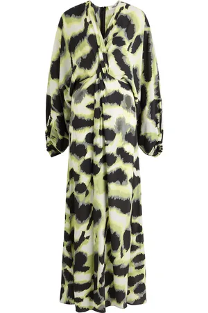 Diane von Furstenberg Kason Printed Chiffon Maxi Dress - - S (UK8-10 / S)