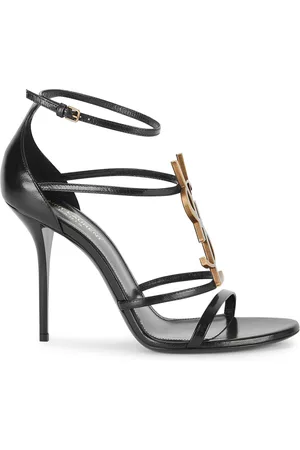 Saint Laurent Cassandra 100 Leather Sandals - - 5