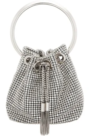 Jimmy Choo Micro Bon Bon Bucket Crystal-embellished Bucket bag - - One Size