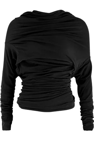 Entire Studios Bound Draped Stretch-cotton top - - M (UK12 / M)