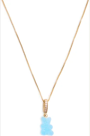 Crystal Haze Fizzy Nostalgia Bear 18kt Gold-plated Necklace - - One Size
