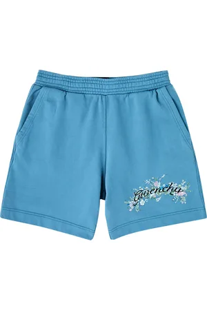 Givenchy Logo-embroidered Cotton Shorts - - L