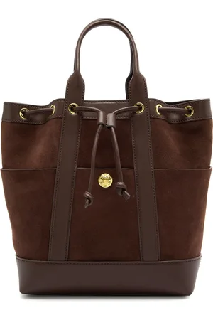 VERONICA BEARD Goody Panelled Suede Bucket bag - - One Size