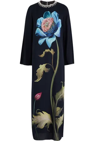 Borgo De Nor Capucine Floral-print Embellished Maxi Dress - - 8 (UK8 / S)