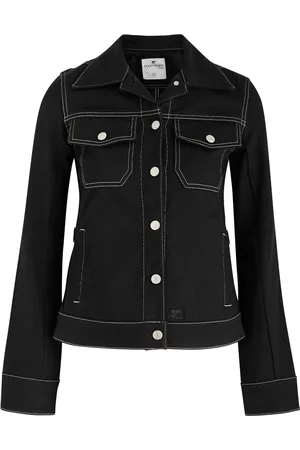 Courrèges Stretch-denim Jacket - - 38 (UK10 / S)