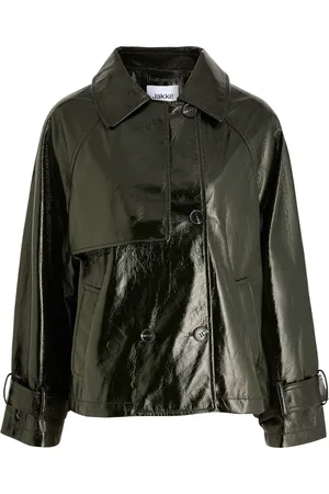 Jakke Winnie Vinyl Short Trench Coat - - M (UK12 / M)