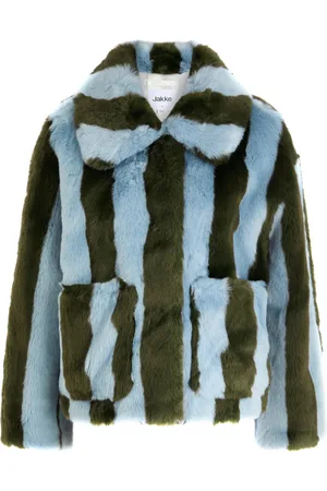 Jakke Traci Striped Faux fur Jacket - - L (UK14 / L)