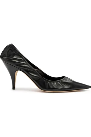The Row Uxor 75 Leather Pumps