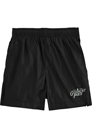 Givenchy Logo-embroidered Nylon Swim Shorts - - L