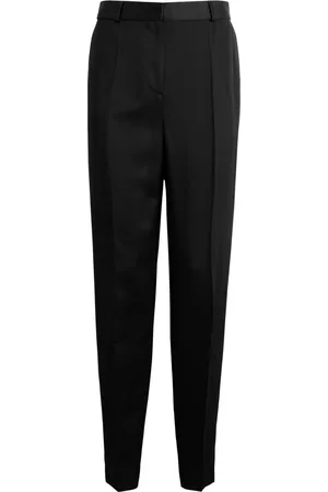 Totême Tapered-leg Satin Trousers - - 38 (UK10 / S)