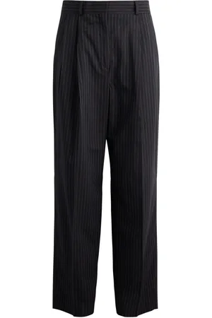 Totême Striped Tapered-leg Wool-blend Trousers - - 38 (UK10 / S)