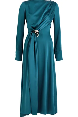 Roksanda Allura Draped Silk-satin Midi Dress - - 8 (UK8 / S)