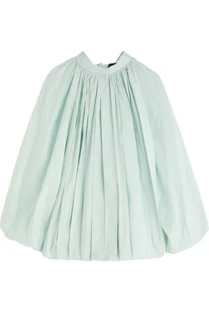 Simone Rocha Pleated Silk-taffeta top - - 6 (UK6 / XS) - 6 (UK6 /xs)
