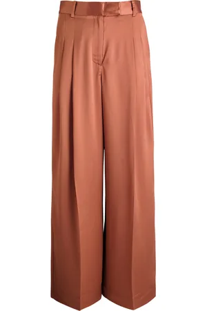 By Malene Birger Cymbaria Wide-leg Satin Trousers - - 42 (UK14 / L)