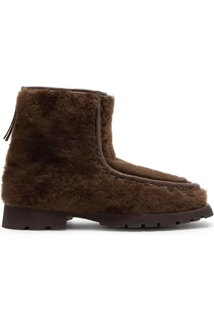 Hereu Armenta Shearling Ankle Boots - - 36 (IT36/ UK3)