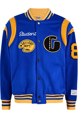 GALLERY DEPT. Logo Panelled Wool-blend Varsity Jacket - - L