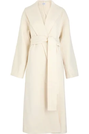 AEXAE Belted Wool-blend Coat - - L (UK14 / L)