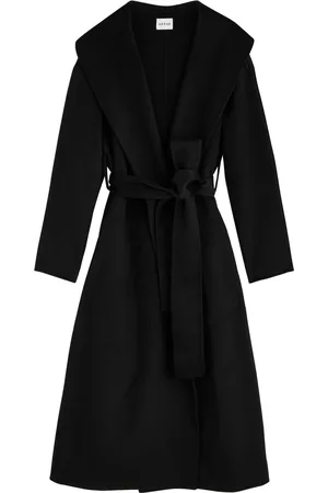 AEXAE Belted Wool-blend Coat - - L (UK14 / L)