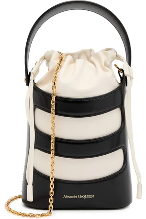 Alexander McQueen The Rise Mini Leather Bucket bag - - One Size