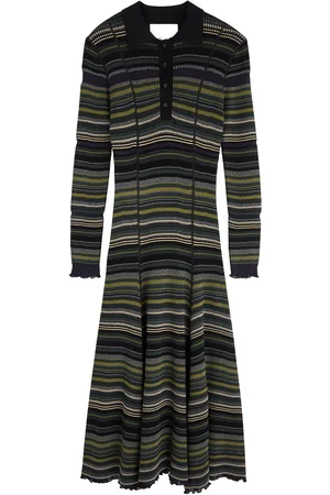 3.1 Phillip Lim Reversible Stripe Knitted Dress - - M (UK12 / M)