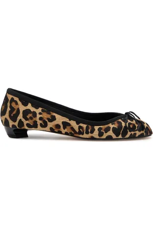 Alexander McQueen Armadillo 20 -print Calf Hair Ballet Pumps