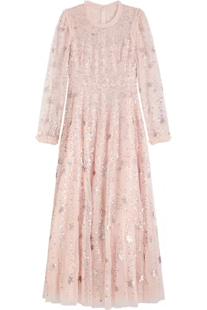Needle & Thread Shooting Stars Sequin-embellished Tulle Maxi Dress - - 0 (UK4 /xxs)