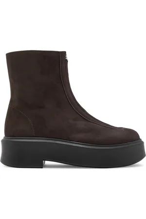 The Row Zipped 1 Suede Ankle Boots - - 41 (IT41 / UK8)