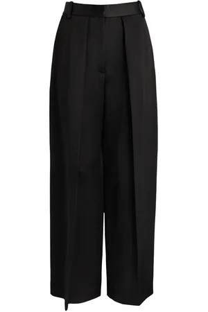 Khaite Marinta Wide-leg Satin Trousers - - 8 (UK12 / M)